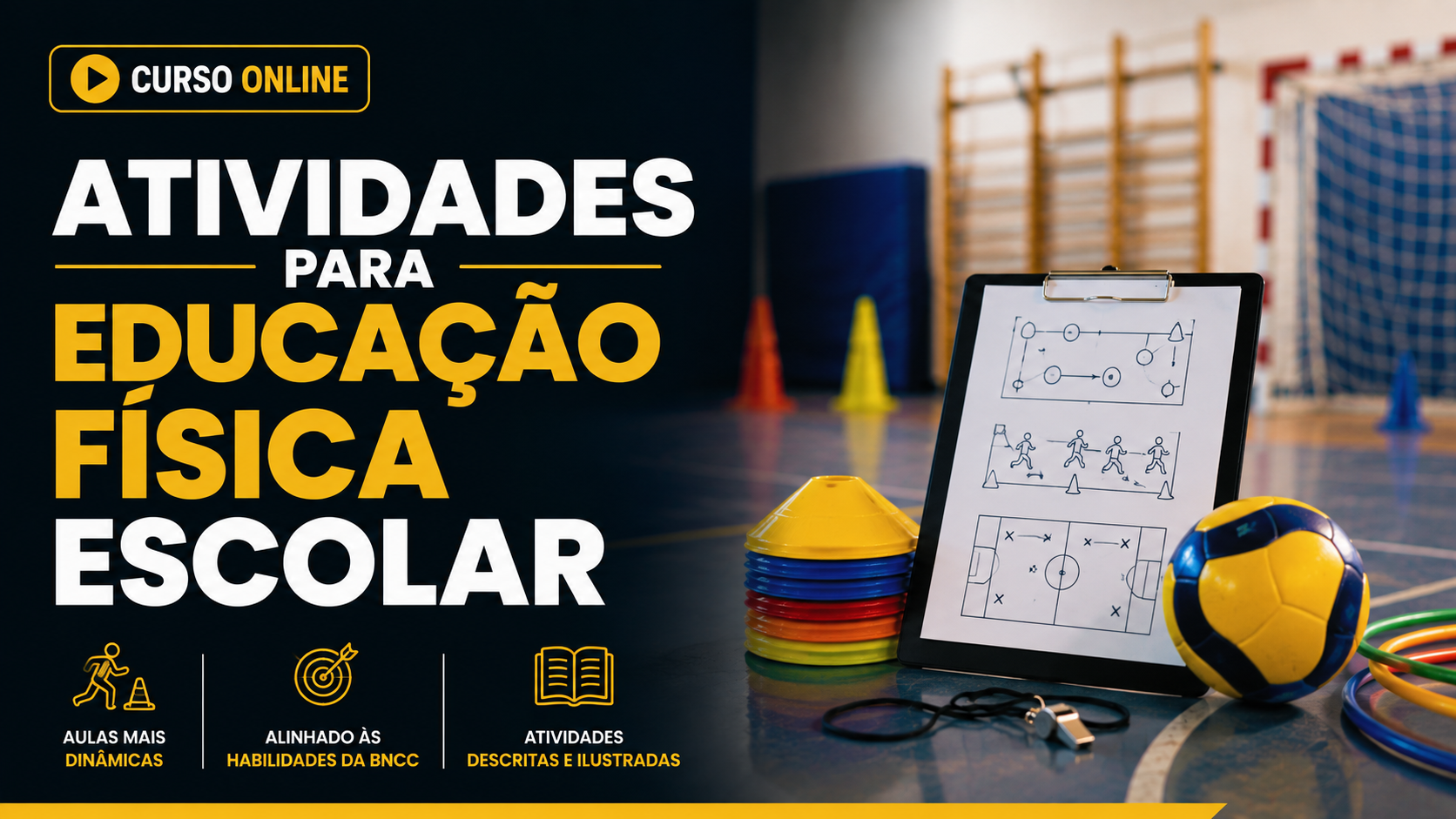 Capa da formação Atividades para Educação Física Escolar