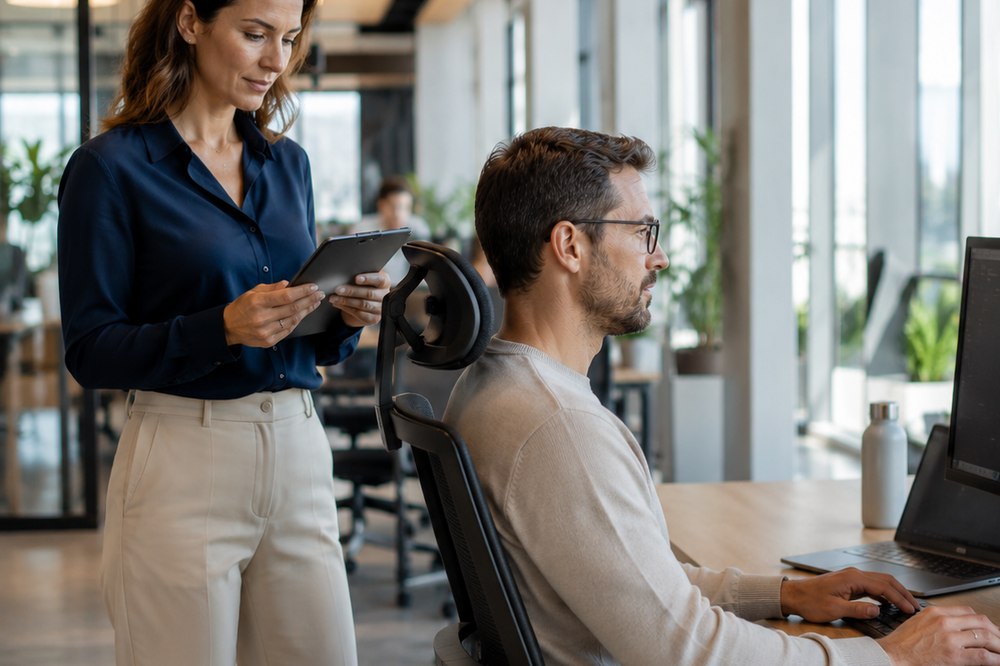 Observação ergonómica de um posto de trabalho